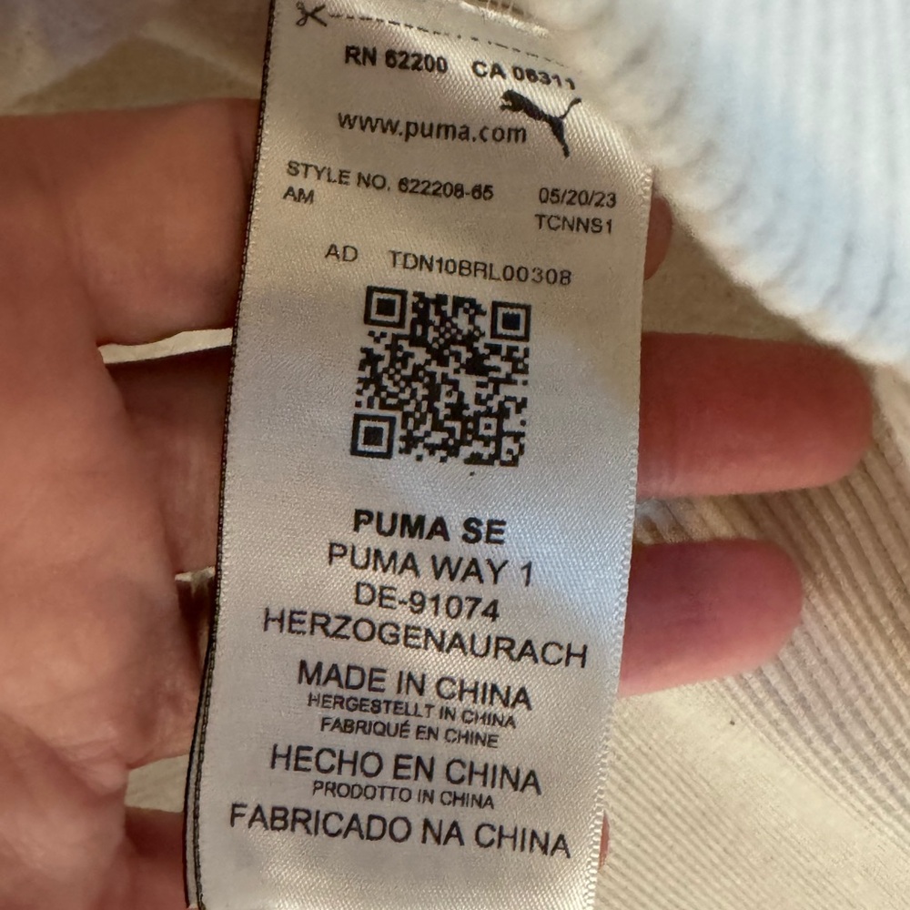 Puma Cream Floral Accent Crewneck Sweatshirt - Picture 8 of 10